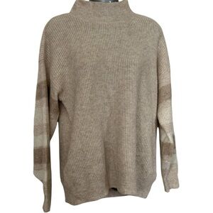 Women’s Fortune & Ivy Beige Tunic Sweater - size M